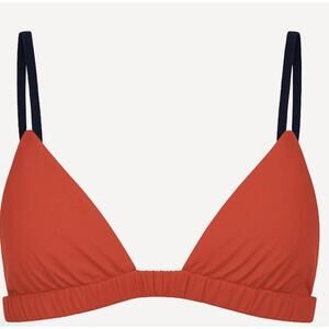 NEW CISSA women's cotton bralette in red rose
